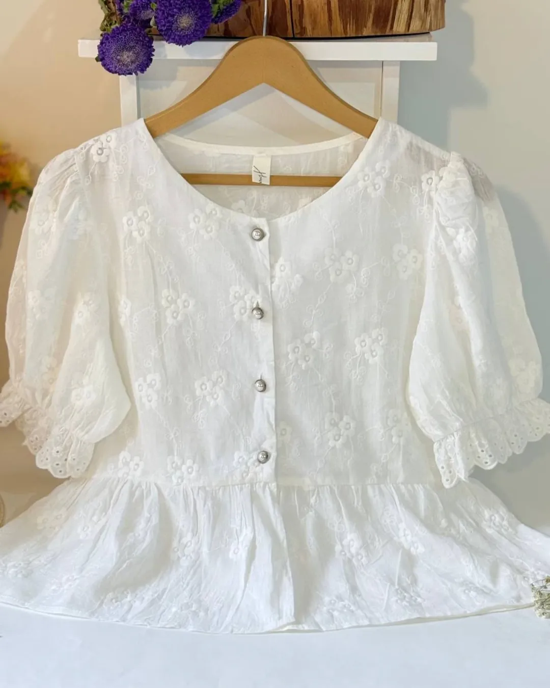 شومیز خامه دوزی شده عروسک