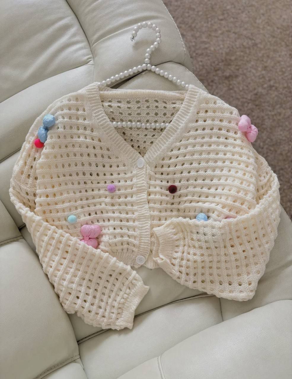 ژاکت بافت وارداتی لیدی بو