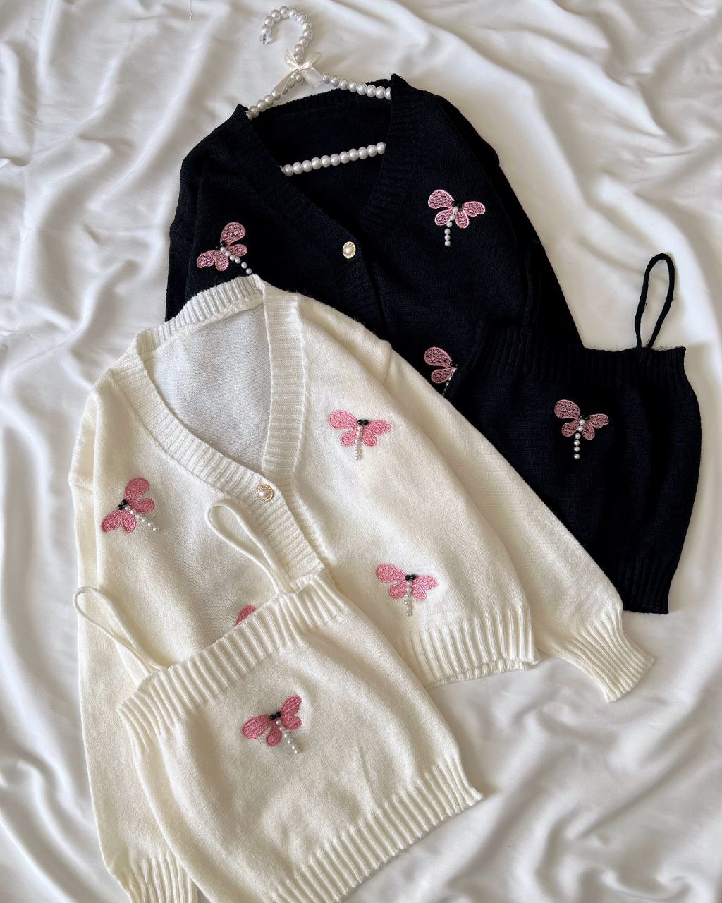 ست دو تیکه فانتزی سنجاقک