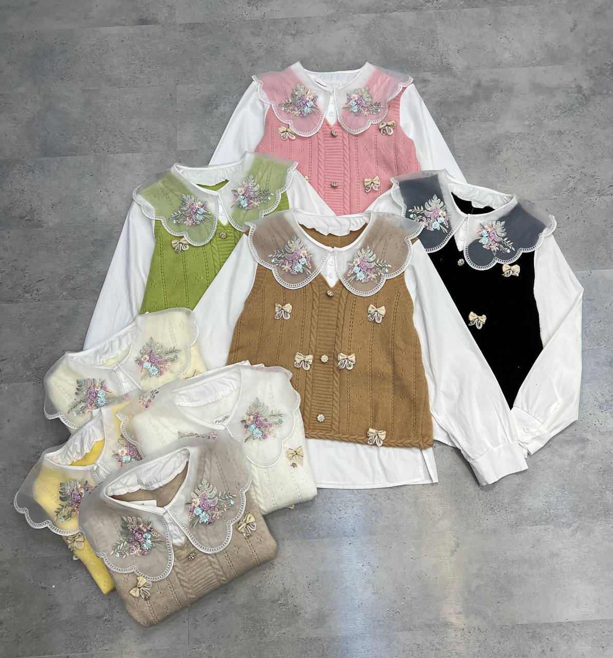 بافت پینترستی طرح دو تیکه