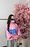 تیشرت باکسی با چاپ برجسته